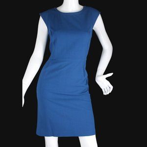 ANN TAYLOR LOFT BLUE DRESS 10